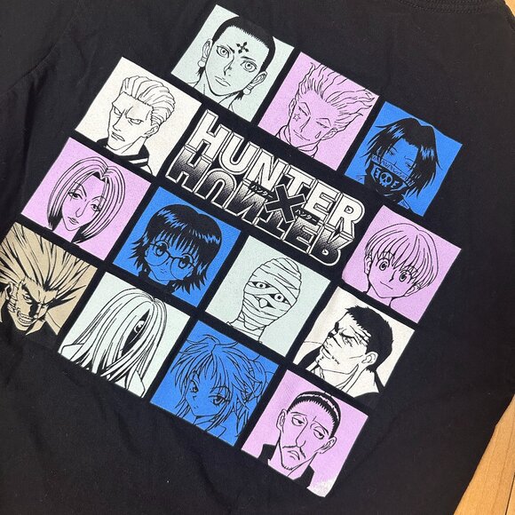 HUNTER X HUNTER Japanese Anime Manga T Shirt Tee Black Size Medium - Picture 7 of 7